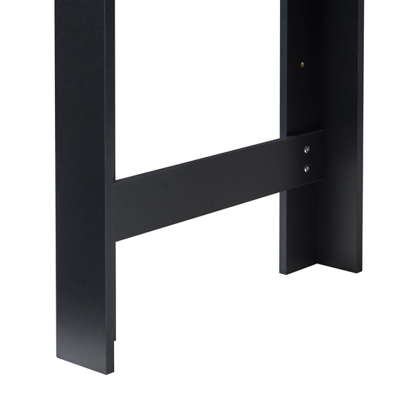 Bárasztal Danderyd beépített polccal 120x60x106 cm [en.casa]