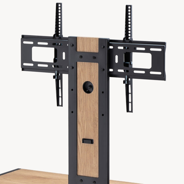 TV-tartó állvány polcos tárolóval Stockholm 120x40x108 cm [pro.tec] 