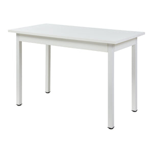 Étkezőasztal Den Haag 120x60 cm fehér/fekete [en.casa]