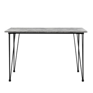 [en.casa]® Étkezőasztal MDF hajtű lábakkal 120cm x 70cm x 75cm különböző kivitelben
