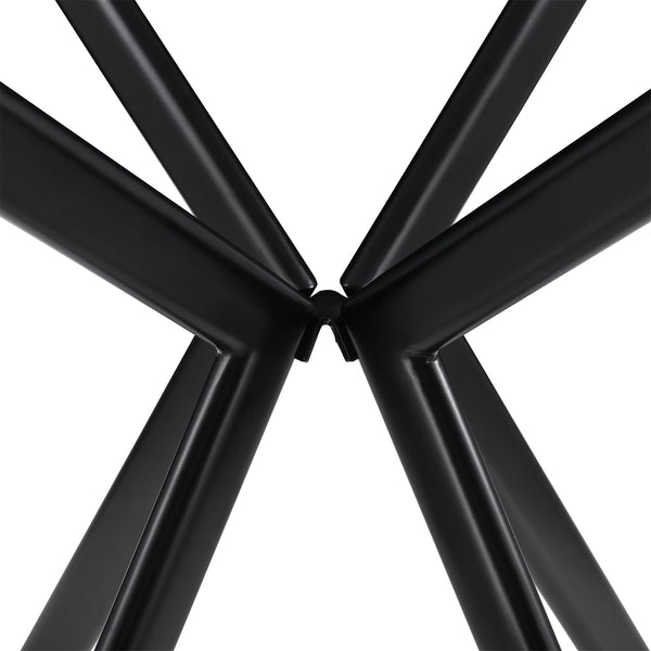 Étkezőasztal HTAT-922x fekete vagy fehér több méretben [en.casa]