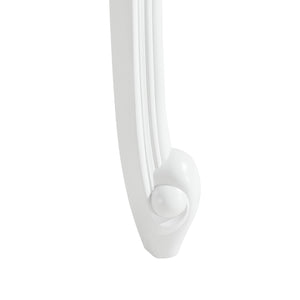 Étkezőasztal  Lüneburg 2 vagy 4 személyes konyhaasztal asztallap MDF asztalláb műanyag fehér több méretben [en.casa]® 