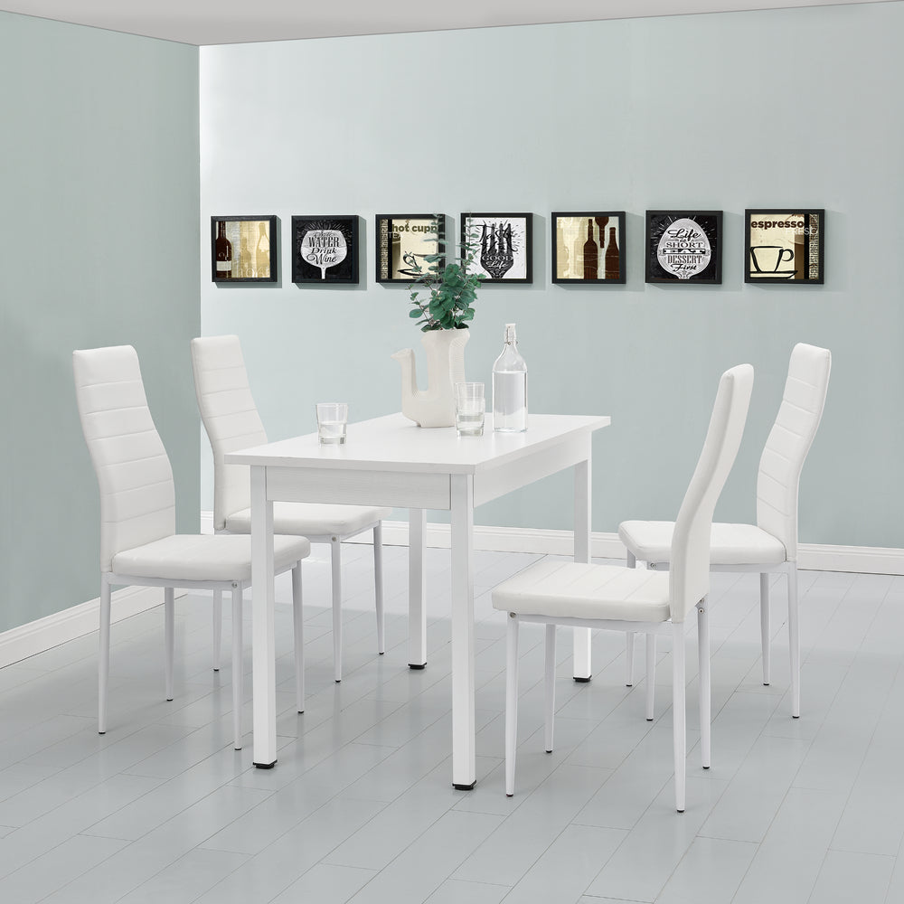Étkezőgarnitúra Jørpeland (szett, 5 részes) 120x60 cm különböző színekben [en.casa] - premiumXL