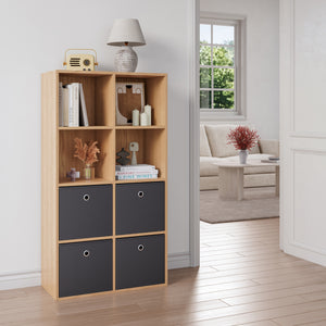 Hajtogatós doboz 10 darabos készlet 30x30x28 cm nemszőtt anyag különböző színek en.casa