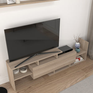 TV-szekrény falipolccal Liksefte 154x28x42 cm [en.casa]