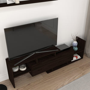 TV-szekrény falipolccal Liksefte 154x28x42 cm [en.casa]