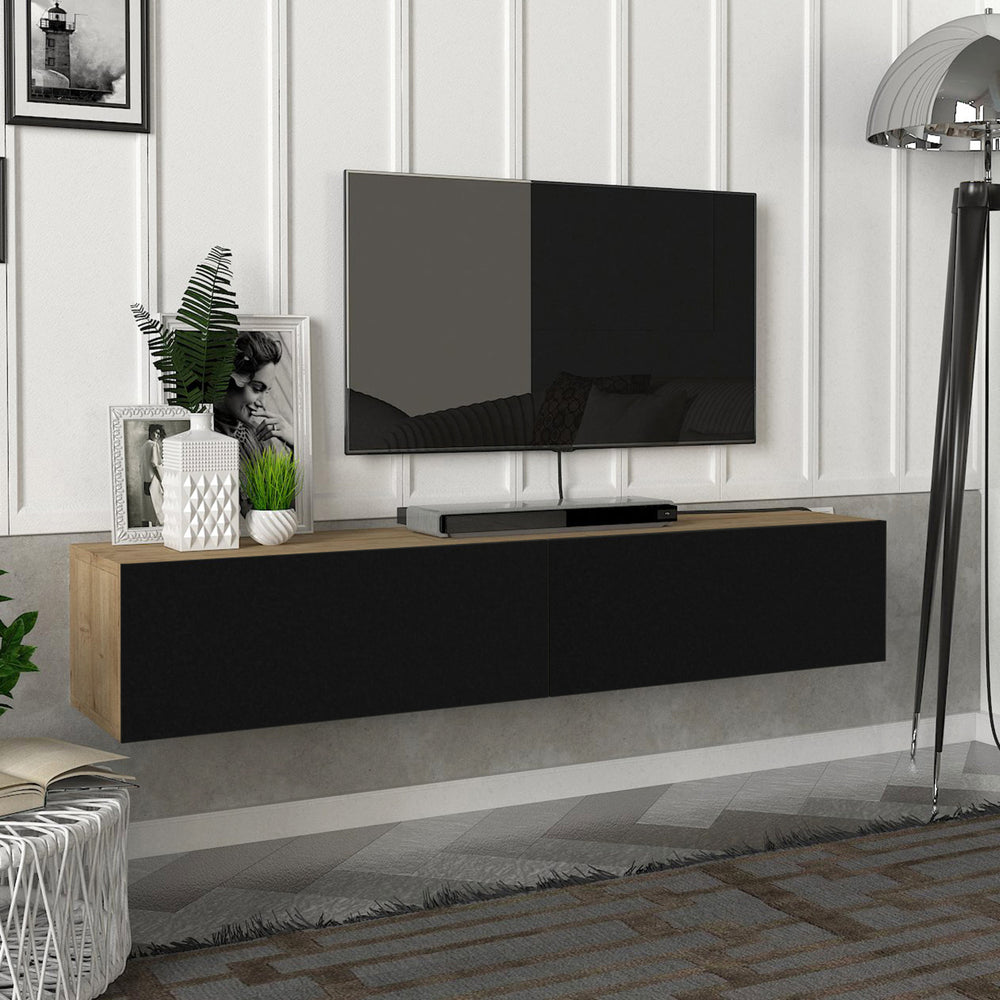 Toivakka TV-szekrény 135x31x25cm különböző színekben [en.casa] - premiumXL
