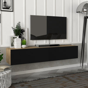 TV-szekrény Toivakka 135x31x25cm különböző színekben [en.casa] - premiumXL