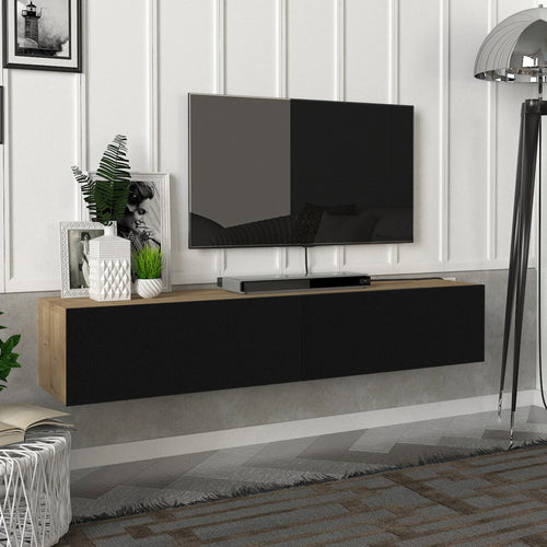 TV-szekrény Toivakka 135x31x25cm különböző színekben [en.casa] - premiumXL
