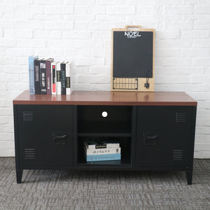 TV-Szekrény Pälkäne 58 x 113 x 40 cm acél [en.casa] 