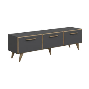 TV-állvány Brønderslev 45x160x37 cm forgácslap több színben [en.casa] 