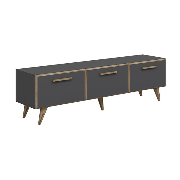 TV-állvány Brønderslev 45x160x37 cm forgácslap több színben [en.casa] 