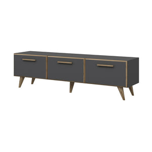 TV-állvány Brønderslev 45x160x37 cm forgácslap több színben [en.casa] 