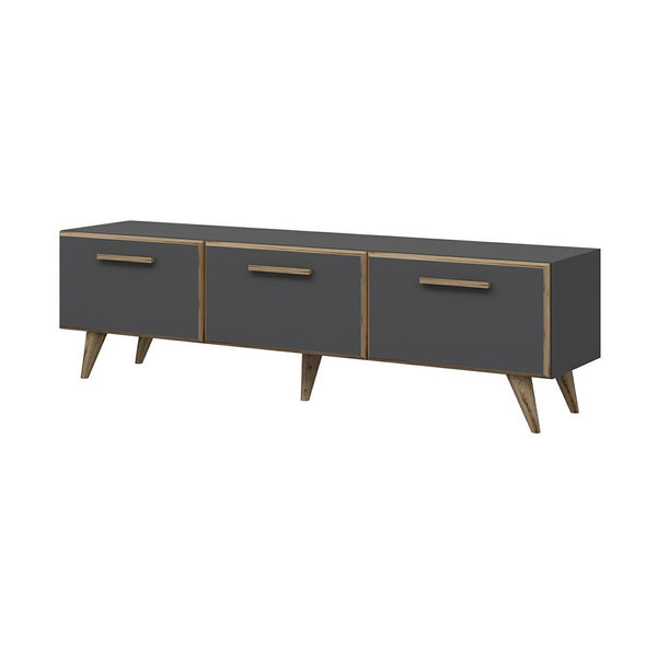 TV-állvány Brønderslev 45x160x37 cm forgácslap több színben [en.casa] 