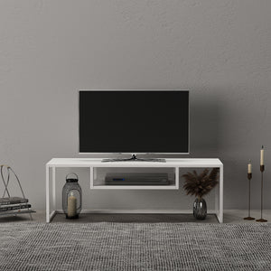 TV-állvány Isokyrö fém 120x40x40 cm [en.casa]