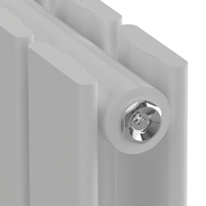 Kétrétegű design radiátor Nore fehér 120x45cm, 1140W [neu.haus]