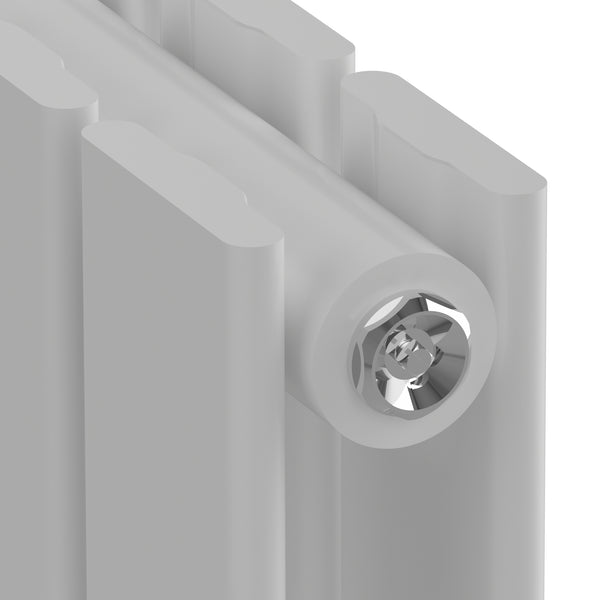 Kétrétegű design radiátor Nore fehér 60x60cm, 809W [neu.haus]