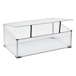 Hidegágy ACNI-14006 alumínium/polikarbonát 100 x 60 cm [en.casa] 