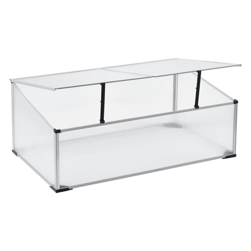 Hidegágy ACNI-14006 alumínium/polikarbonát 100 x 60 cm [en.casa] 