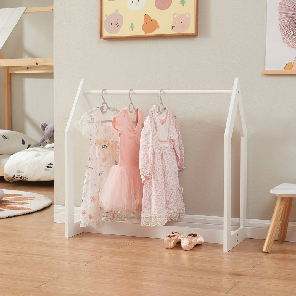 Ruhafogas Værløse 78x75x35cm fehér [en.casa] - premiumXL