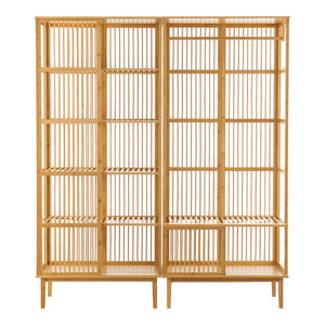 Gardróbszett állópolc Trundholm + ruhaállvány Vemb [en.casa]