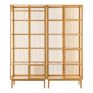 Gardróbszett állópolc Trundholm + ruhaállvány Vemb [en.casa]