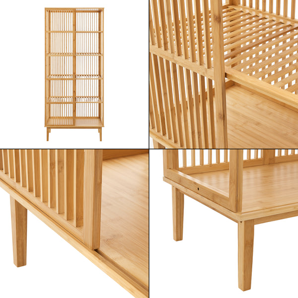 Gardróbszett állópolc Trundholm + ruhaállvány Vemb [en.casa]