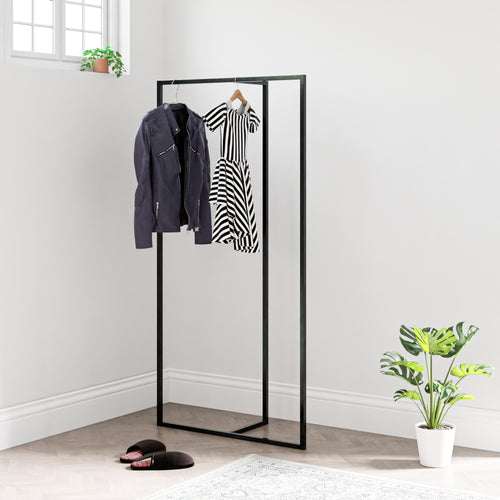 Ruhafogas Hurdal 160x80x32cm fekete [en.casa] - premiumXL