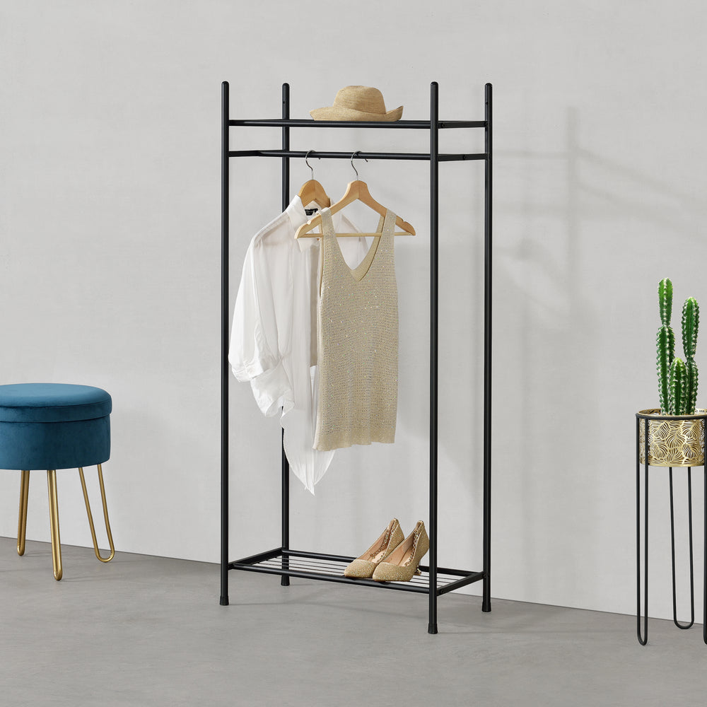 Fekete ruhafogas különböző modellek [en.casa] - premiumXL