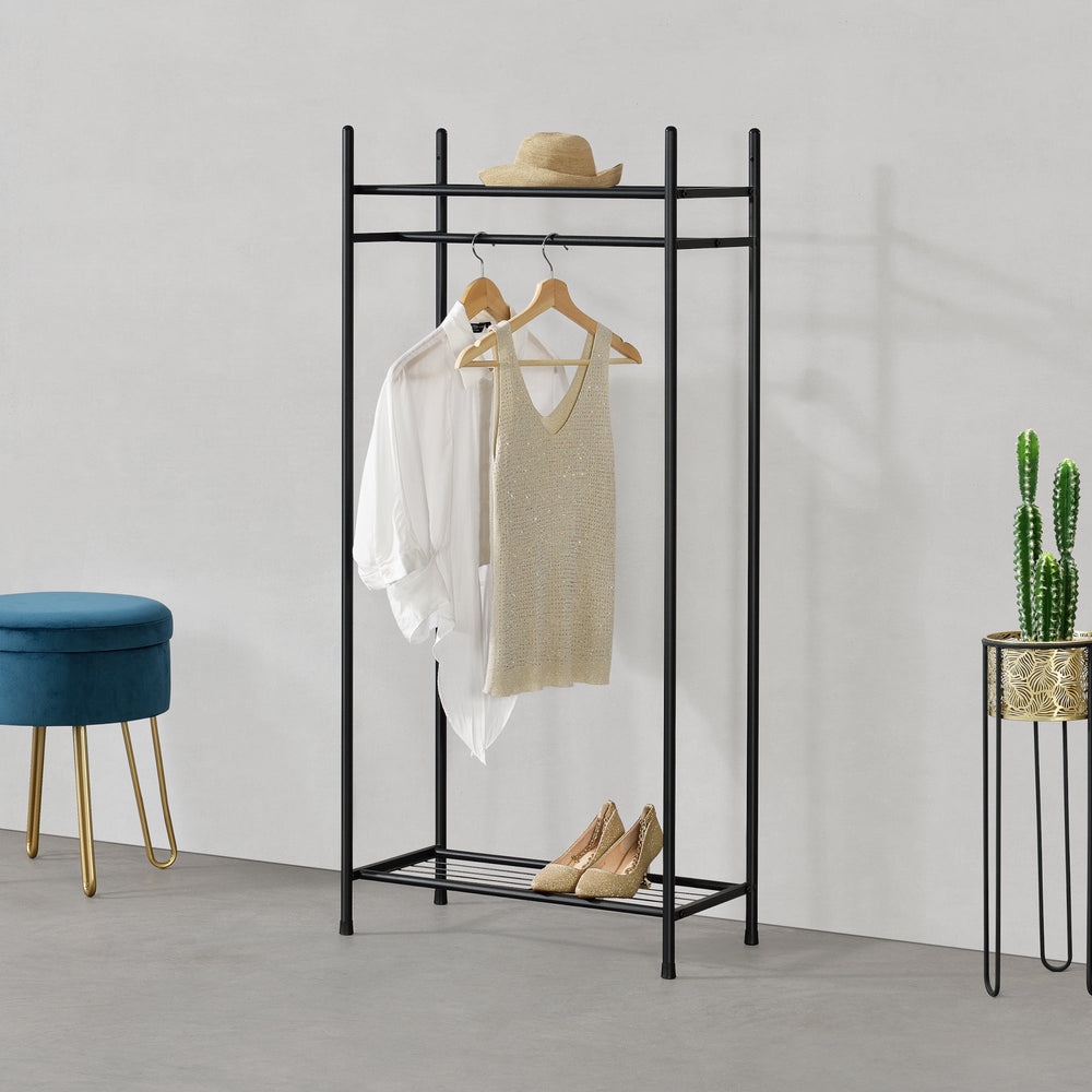 Fekete ruhafogas különböző modellek [en.casa] - premiumXL