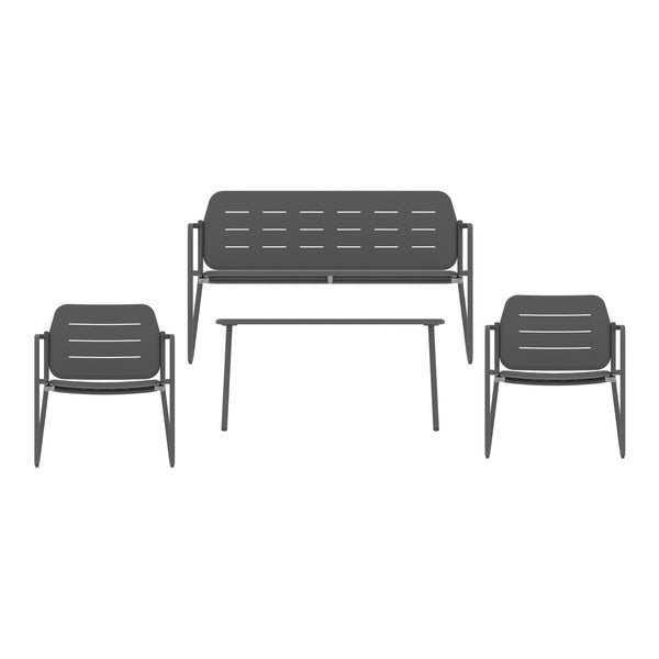 Kerti bútor szett Andria acél [casa.pro]