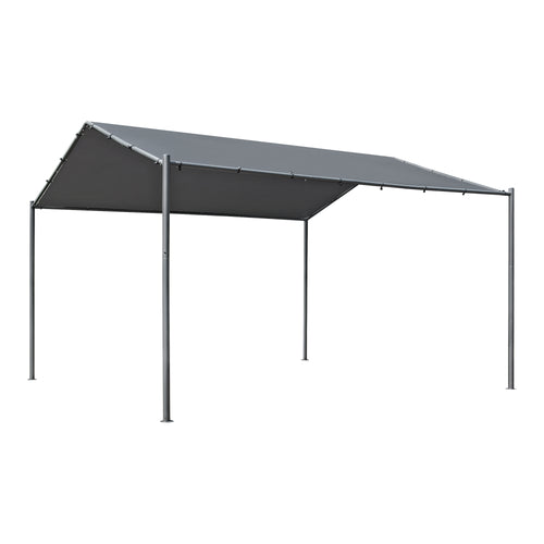 Kerti pavilon Dogliola 400 x 350 x 258 cm fém/poliészter PU-bevonattal [en.casa]