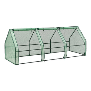 Mini üvegház Höflein 240x90x90cm hálós zöld [en.casa] - premiumXL
