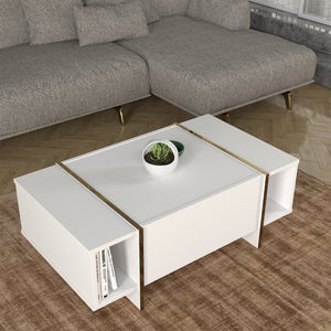 Dohányzóasztal Tavak 104x60x38 cm [en.casa]