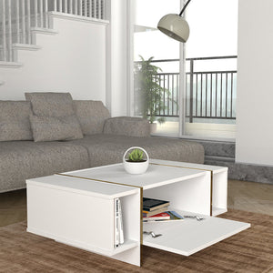 Dohányzóasztal Tavak 104x60x38 cm [en.casa]
