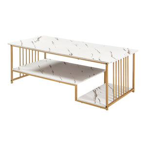 Dohányzóasztal Klibro 120x60x42 cm [en.casa]