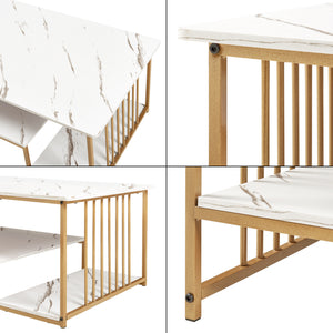 Dohányzóasztal Klibro 120x60x42 cm [en.casa]