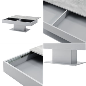 Dohányzóasztal Lünen 40 x 110 x 60 cm forgácslap több színben [en.casa]®  
