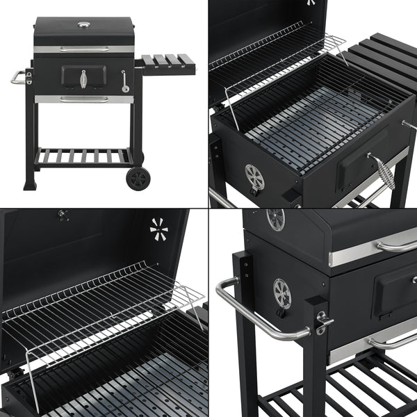 Faszenes grill Arnad fekete [casa.pro]