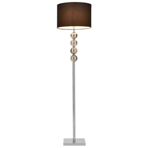 Állólámpa Spheridern 1x E27 Ø 37,5 x 155 cm króm/fekete lux.pro - premiumXL