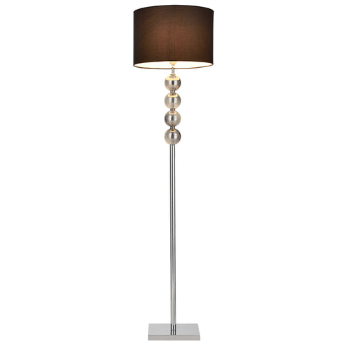 Állólámpa Spheridern 1x E27 Ø 37,5 x 155 cm króm/fekete lux.pro - premiumXL