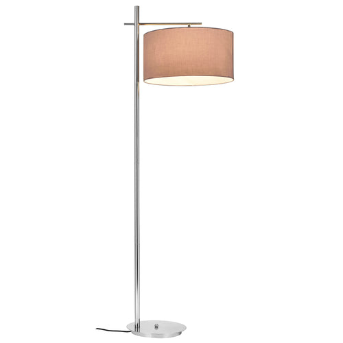 Állólámpa 'London' Nappali Megvilágítás Design Lámpa 155 x ø 46 cm Szürke [lux.pro]