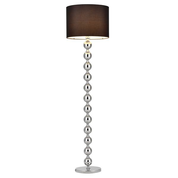 Állólámpa Dallas nappali megvilágítás design lámpa 155 x ø 48 cm fekete [lux.pro]