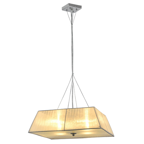 [lux.pro] Függőlámpa Sphera csillár szövet 13 x Ø 45 cm mennyezeti lámpa fehér