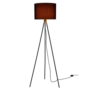 Állólámpa forgatható talppal 1x E27 Ø 29,5 x 150 cm fekete lux.pro - premiumXL