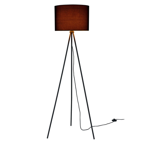 Állólámpa forgatható talppal 1x E27 Ø 29,5 x 150 cm fekete lux.pro - premiumXL