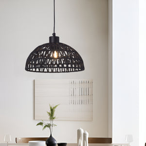 Függőlámpa Alton fém+rattan [lux.pro]