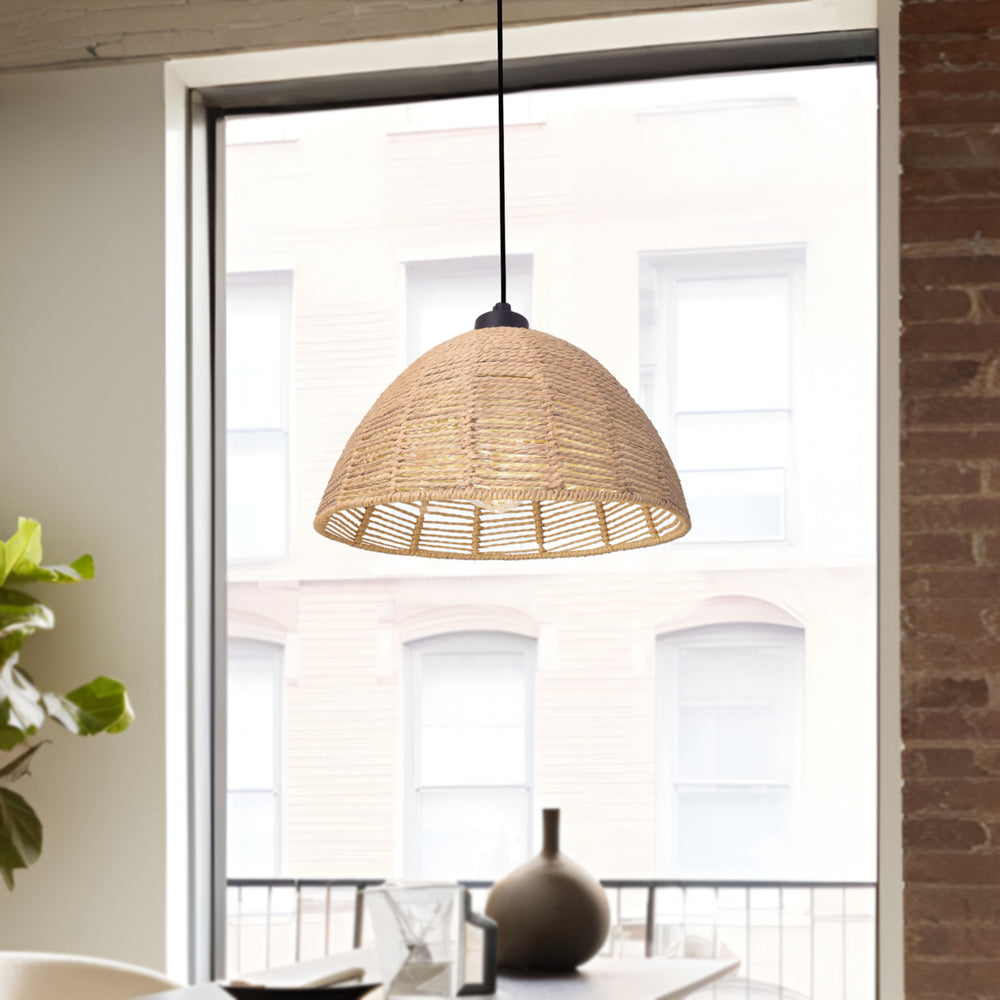 Romsey függőlámpa fém+rattan [lux.pro] - premiumXL