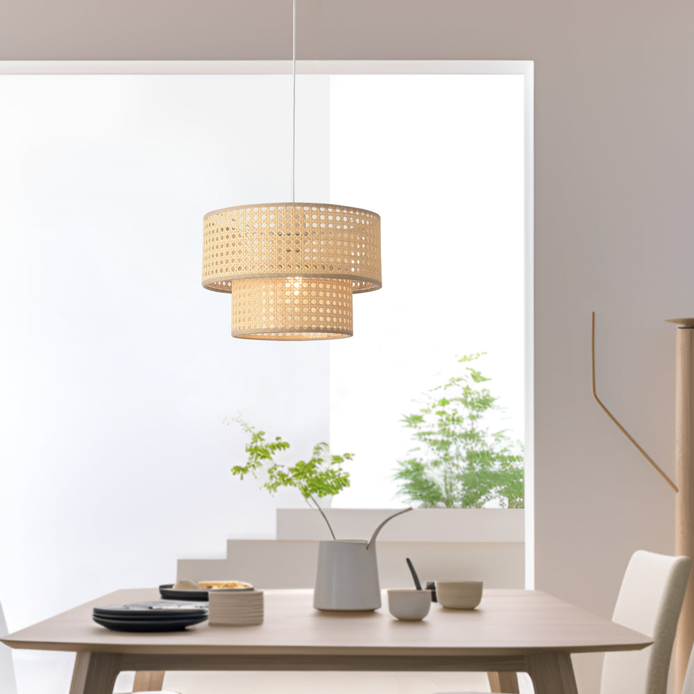 Függőlámpa Ascot rattan hatású [lux.pro]