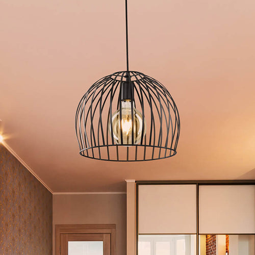 Függeszték Blackpool E27 Fém Fekete [lux.pro]